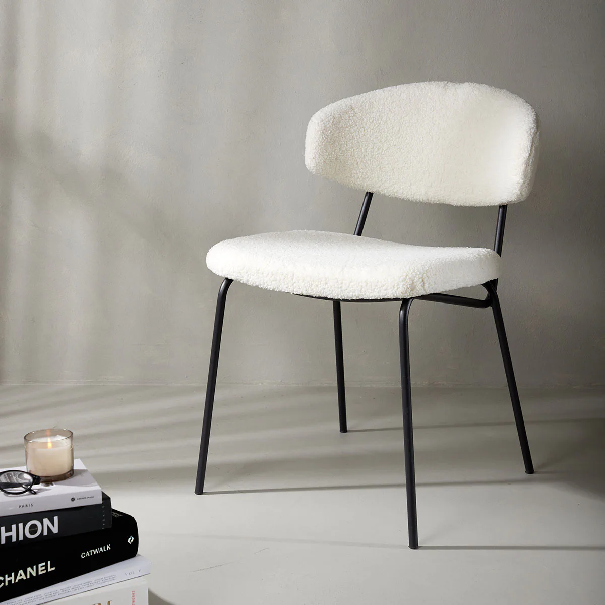 Matstol Venture Home Chico Stol i Boucle 2 st