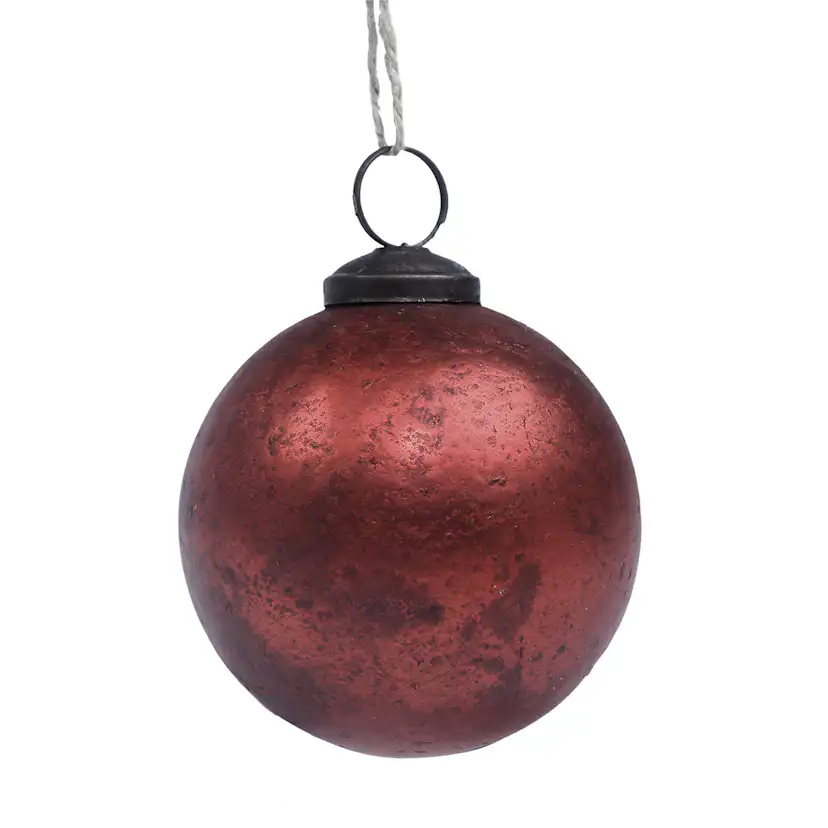 Christmas Balls Lux - Red Röd