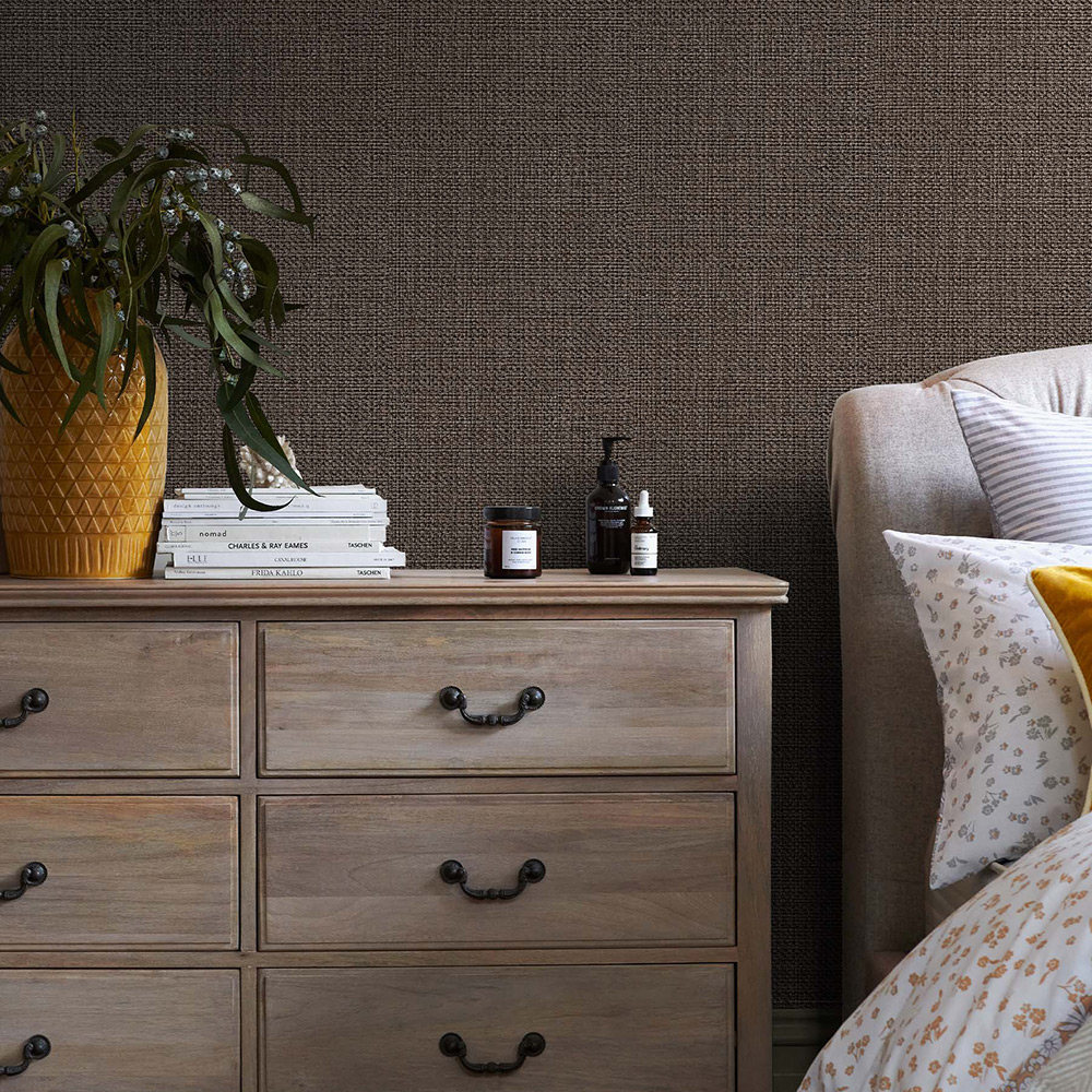 Tapet NEXT Linen Weave Coco