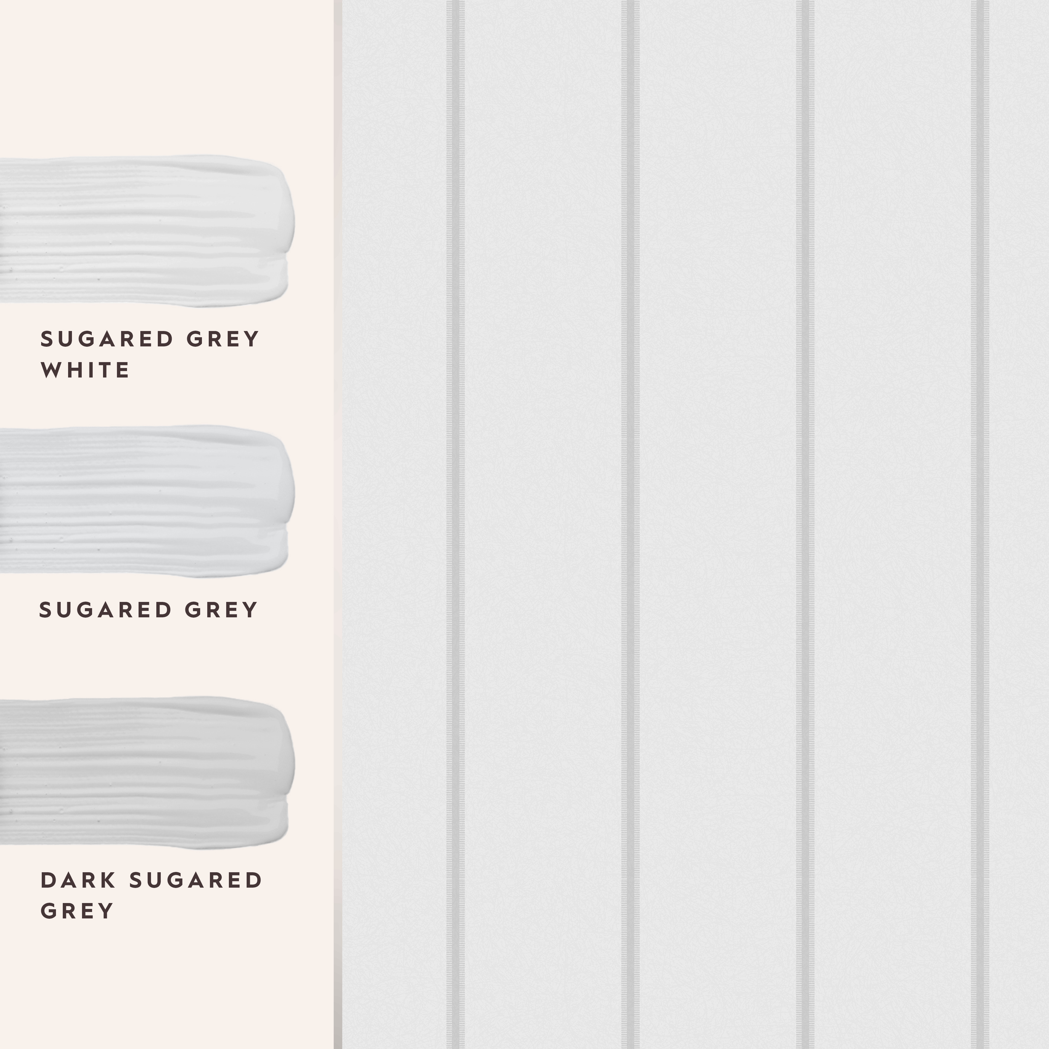 Tapet Laura Ashley Saltram Stripe Sugared Grå 118492