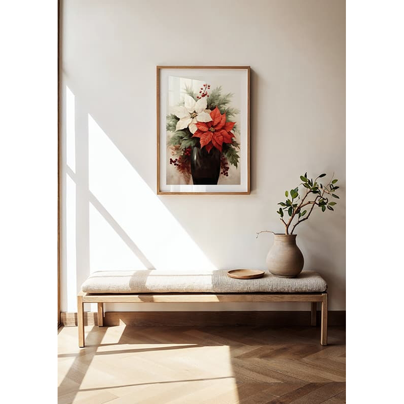 Poster Gallerix Poinsettia Flowers