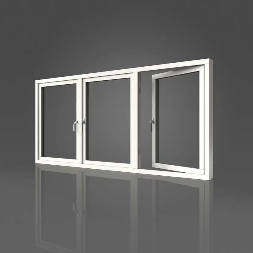 Sidohängt Fönster Elitfönster Original Aluminium 3-Luft