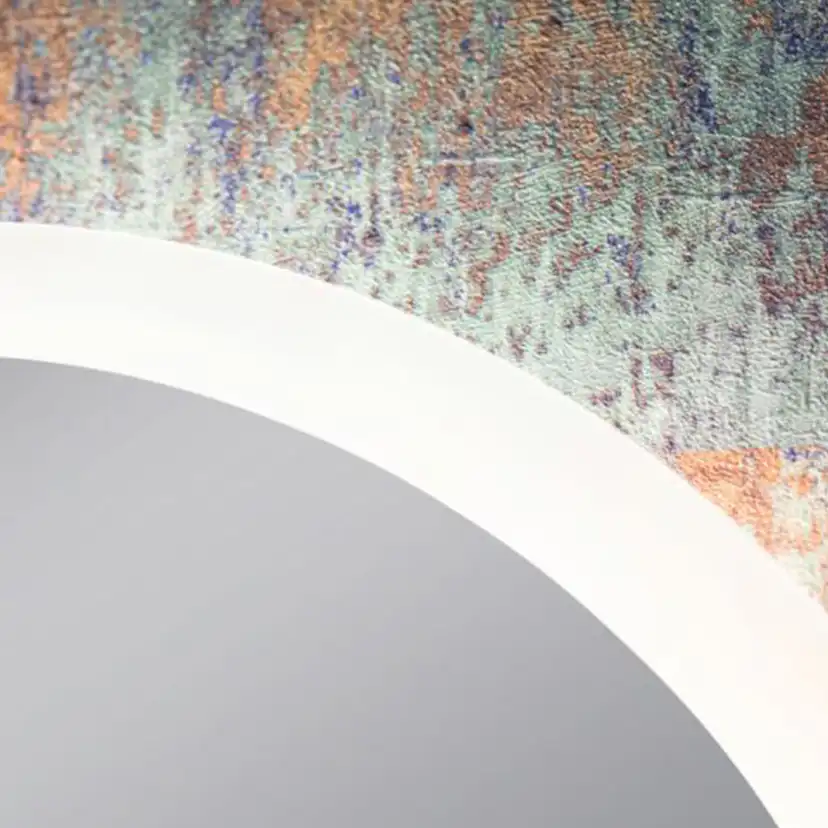 Spegel Vidi Atum Rund med LED-belysning