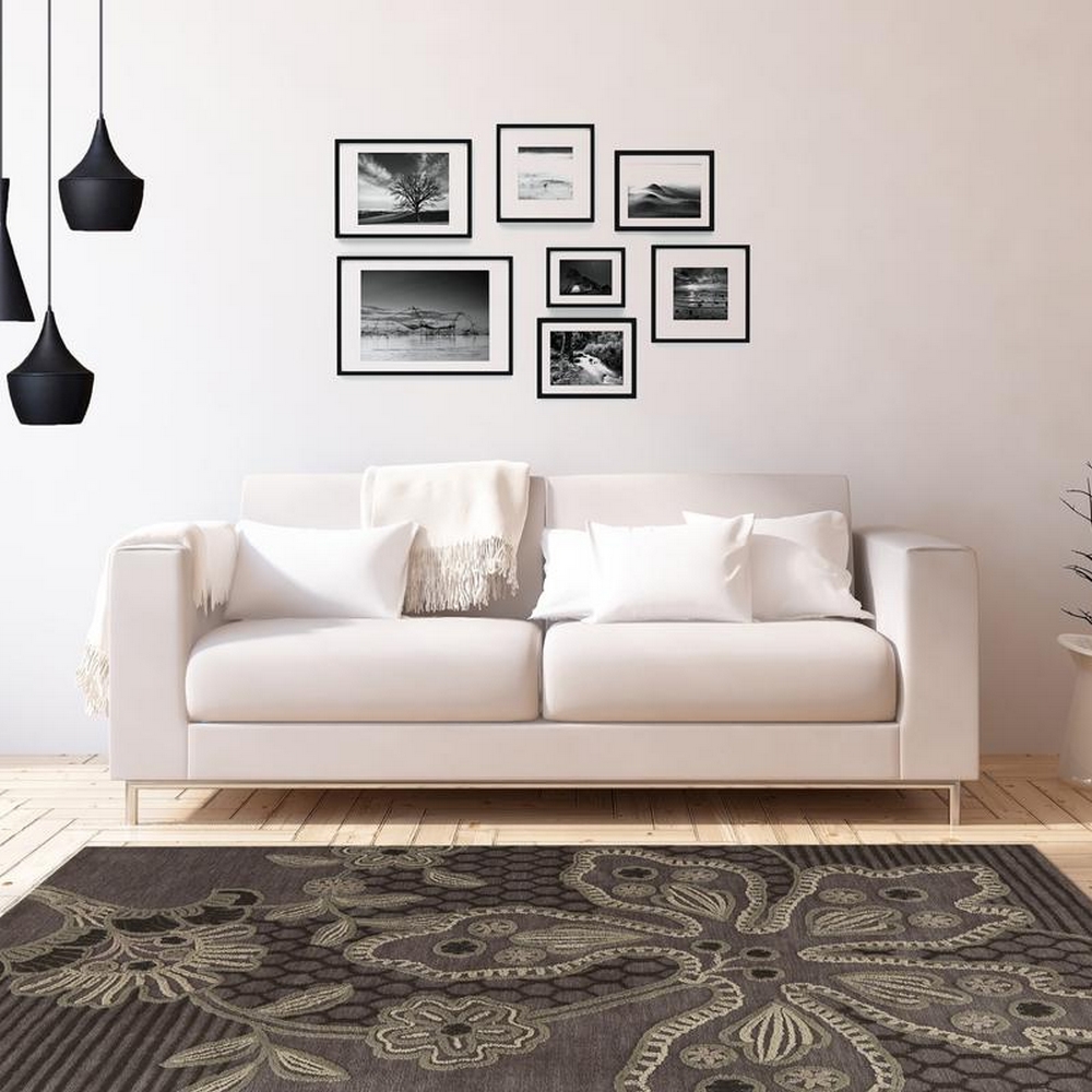 Stanfax Matta Frsy Brun/Beige 120x180 cm Mått: 120x180 cm