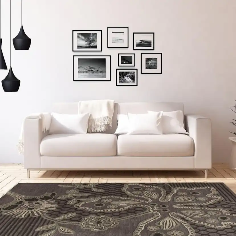 Stanfax Matta Frsy Brun/Beige 120x180 cm Mått: 120x180 cm