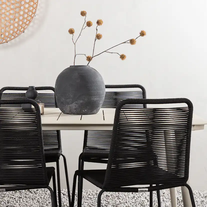 Matgrupp Venture Home Lina med 6 Lindos Stolar