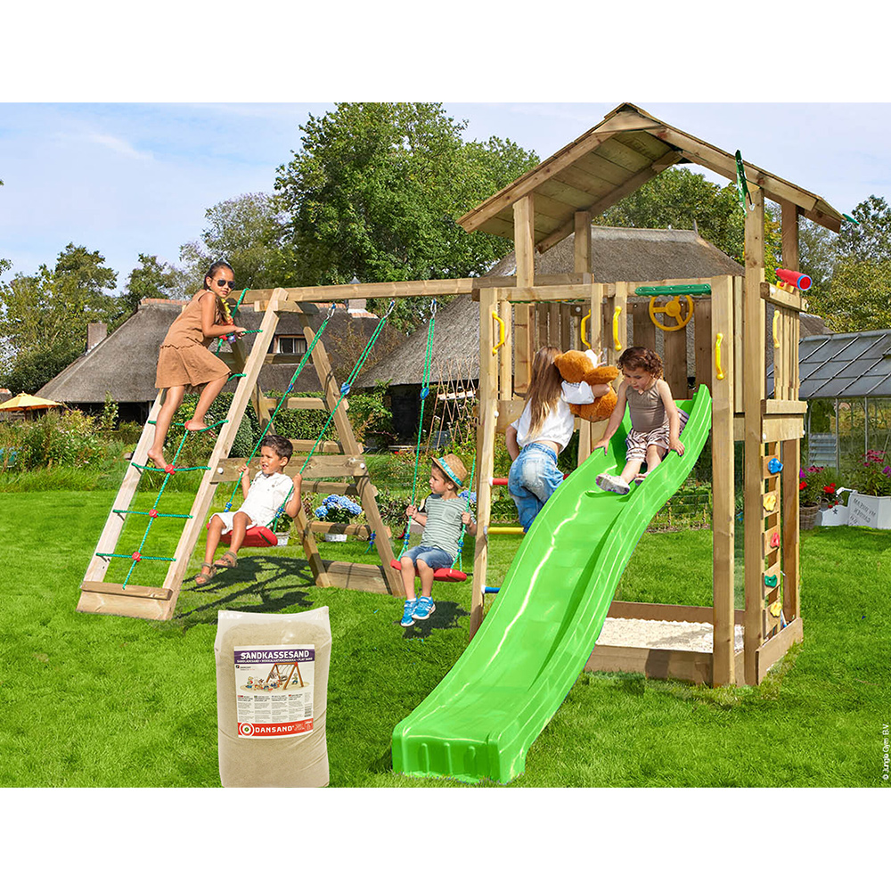 Lektorn Jungle Gym Chalet 2.1 Climb Modul Rutschkana & Sand