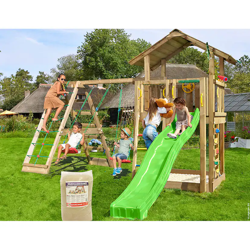 Lektorn Jungle Gym Chalet 2.1 Climb Modul Rutschkana & Sand