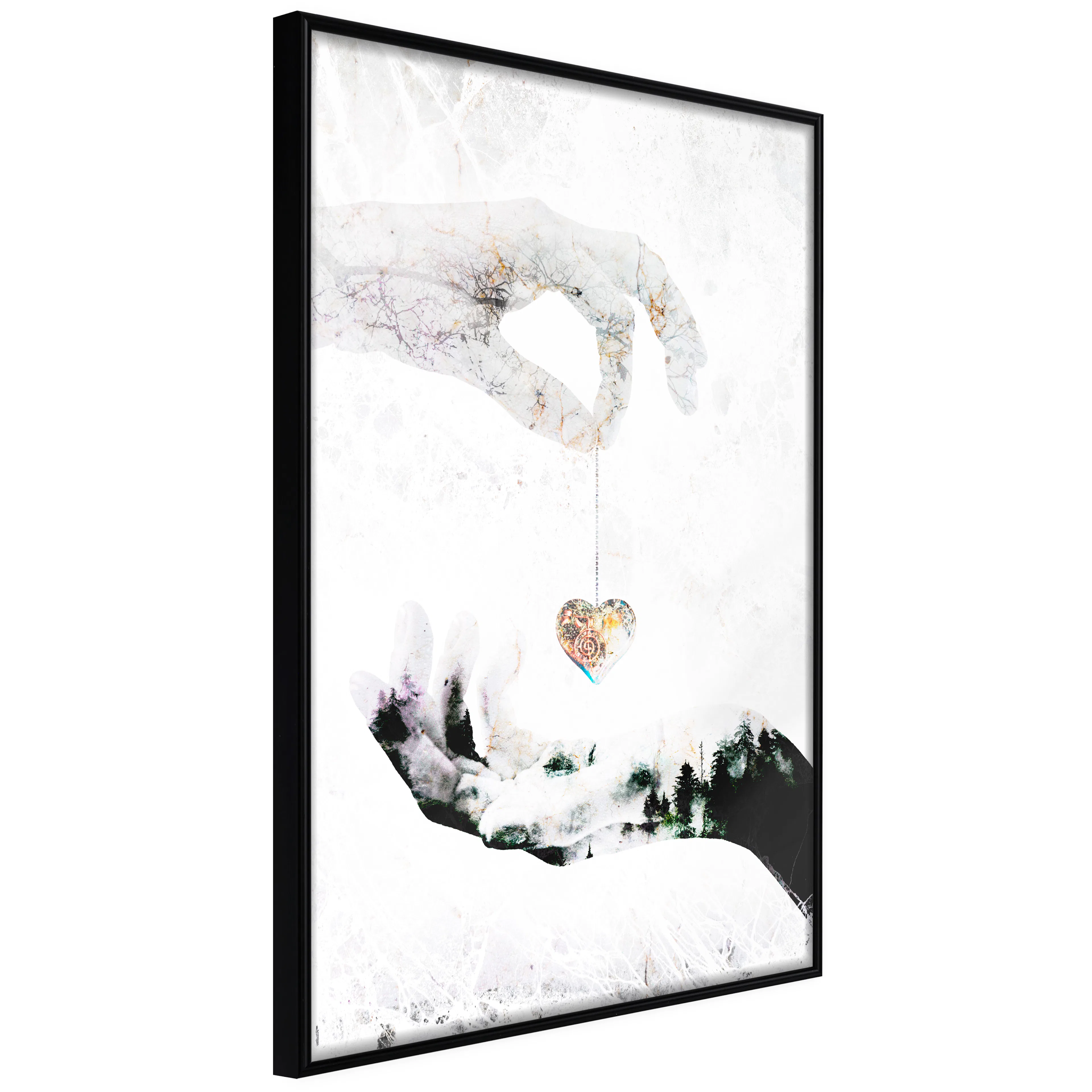 Affisch - Declaration of Love [Poster] 40x60 Svart ram, 40x60 cm