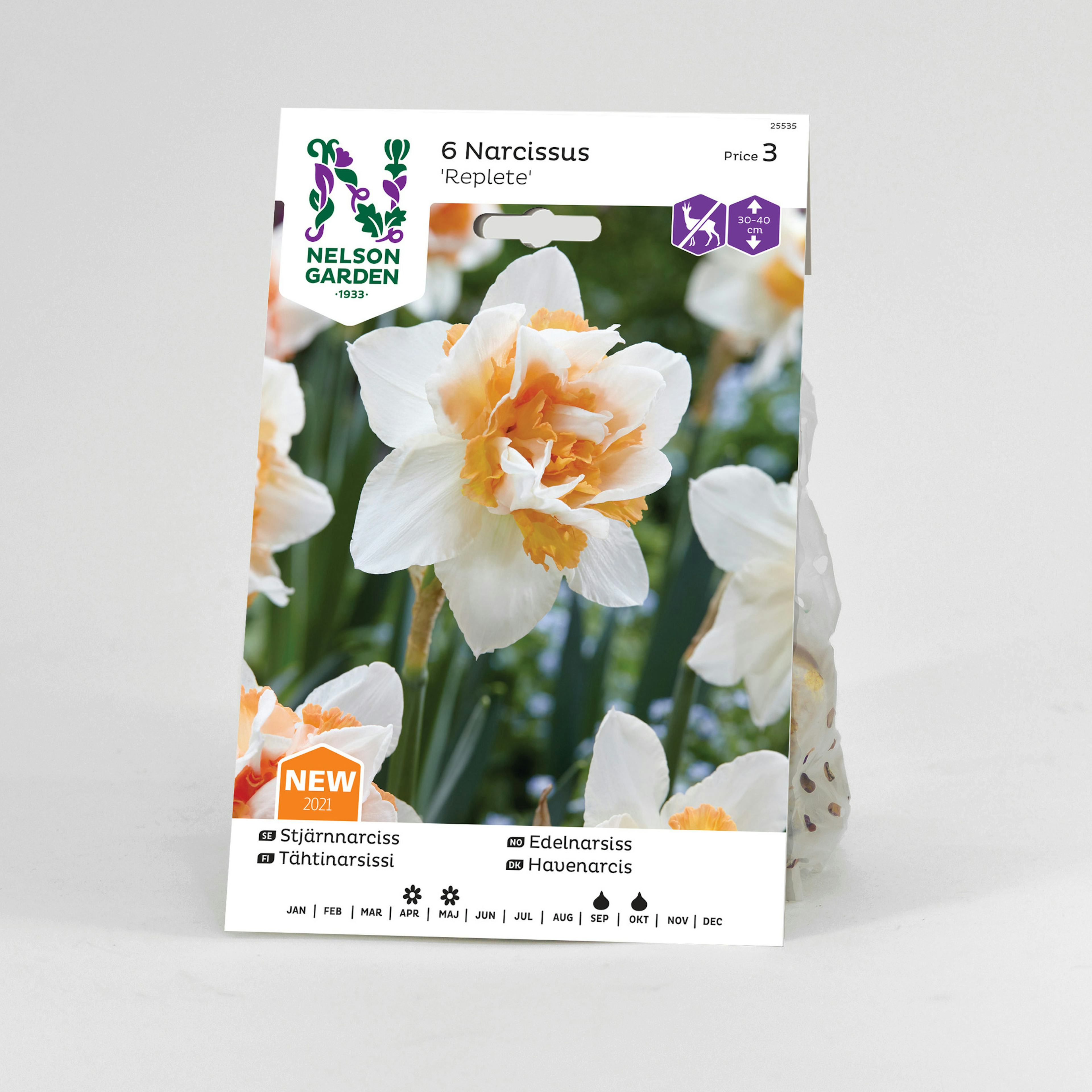 Frö Narciss Nelson Garden Stjärn Replete
