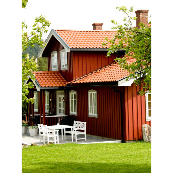Betongpanna Mjöbäck blank, 1-kupig, MP305 Tegelröd Tegelröd