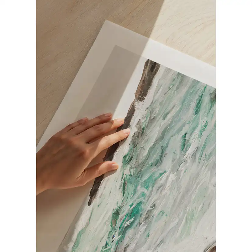 Poster Gallerix Heavy Swells By Howard Russell Butler