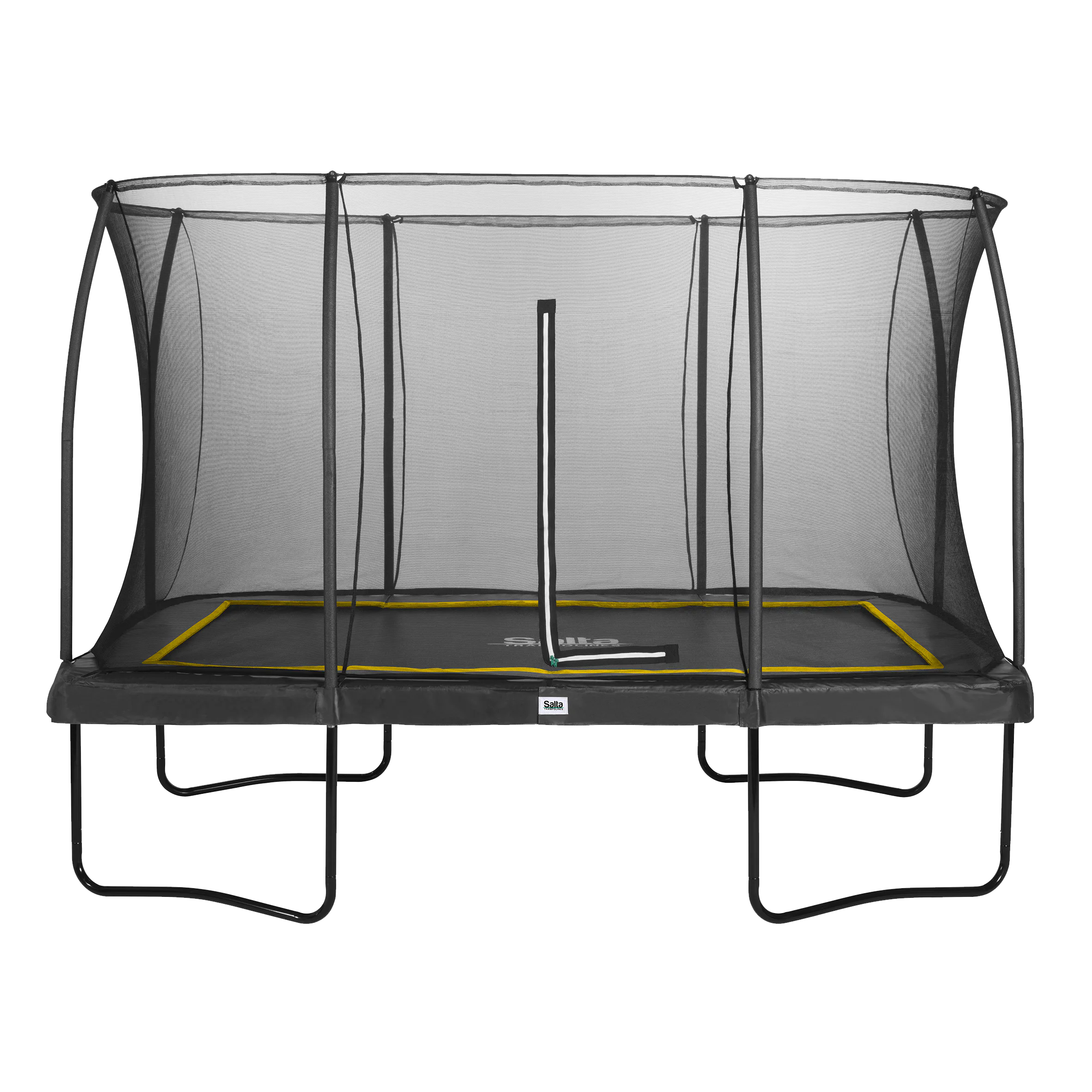Studsmatta Salta Comfort Edition Rektangulär 366x244 cm Svart Inkl Säkerhetsnät