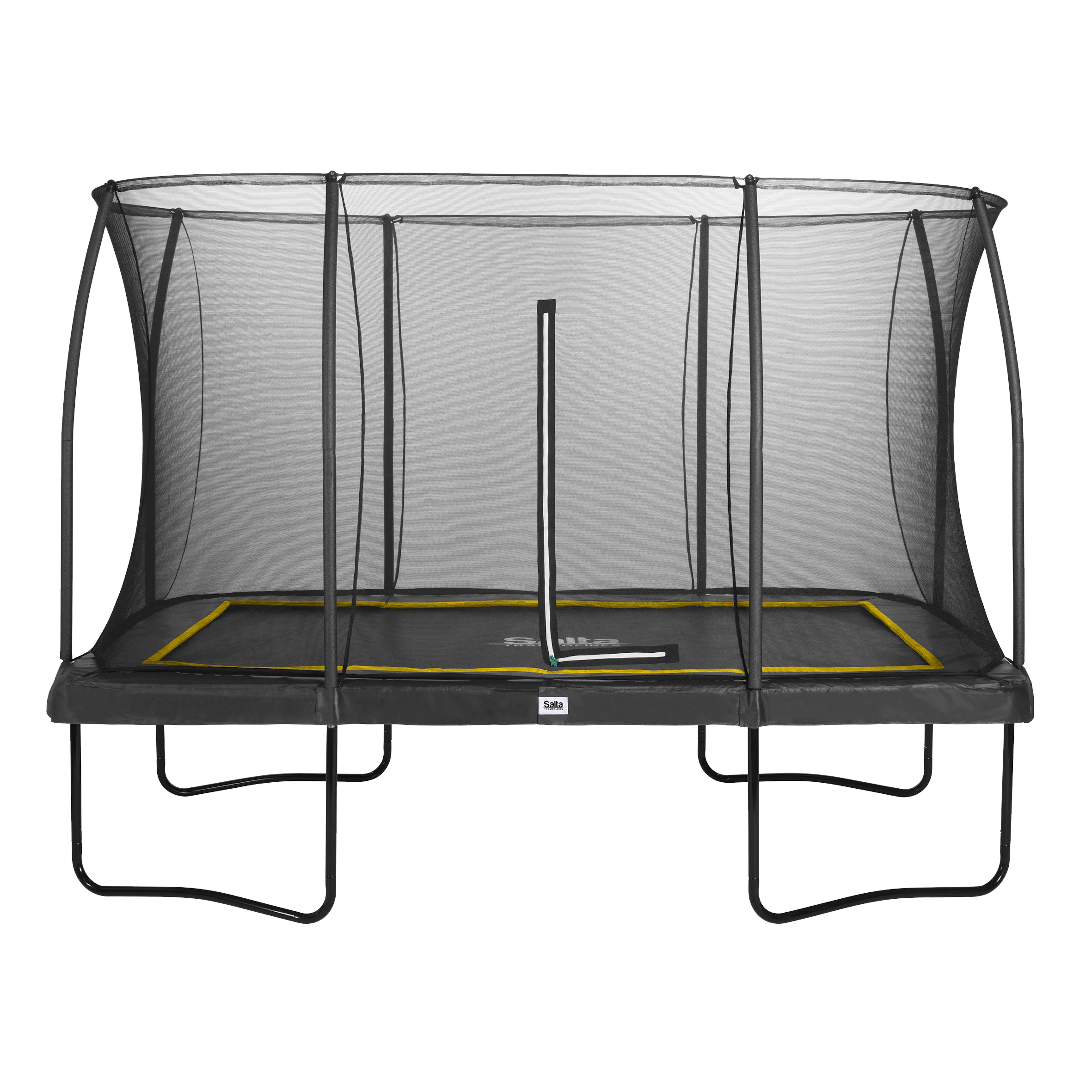 Studsmatta Salta Comfort Edition Rektangulär 366x244 cm Svart Inkl Säkerhetsnät