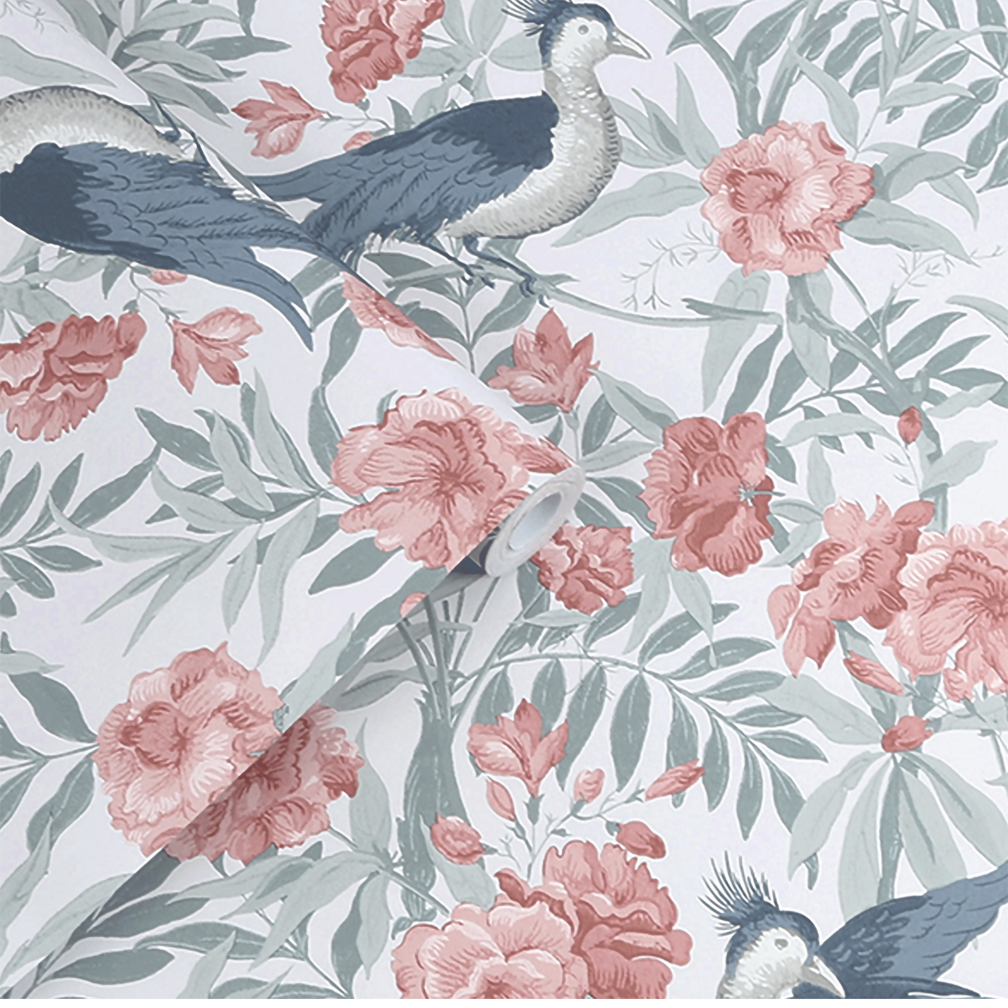 Tapet Laura Ashley Osterley Rosewood