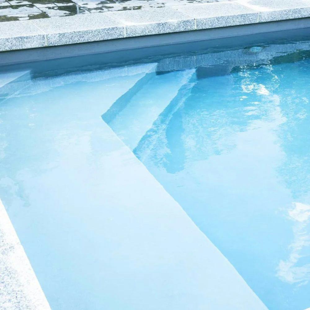 Poolliner Planet Pool Tradition Rund Persia Grå