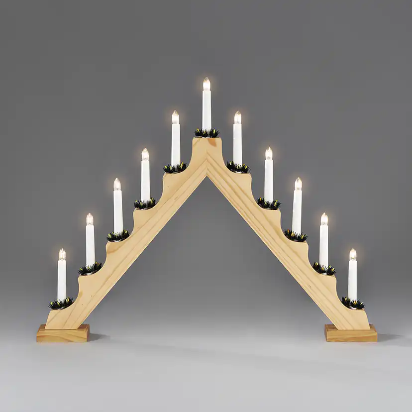 Adventsljusstake Gnosjö Konstsmide 11L med Manschetter