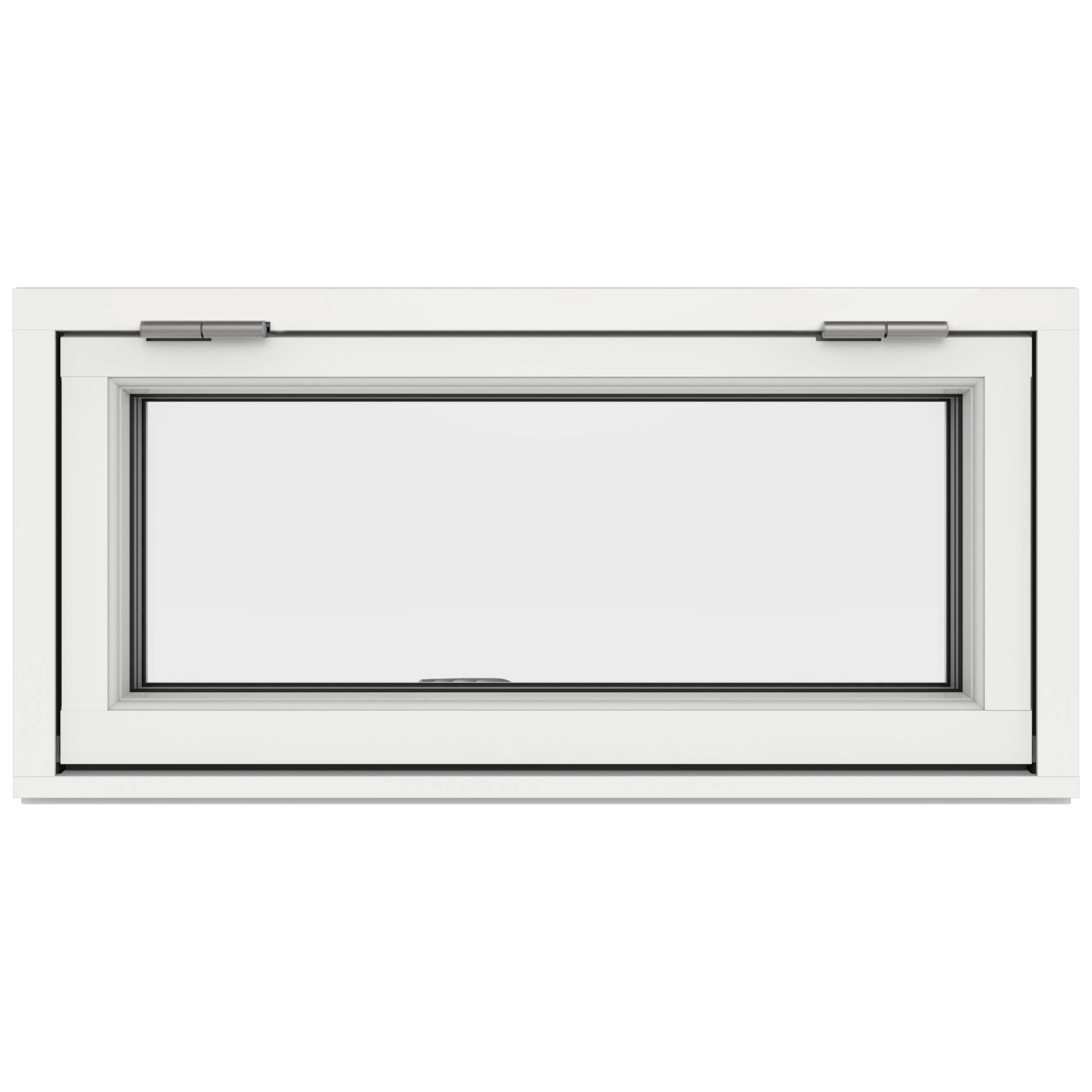 Överkantshängt Fönster Outline 3-Glas Aluminium
