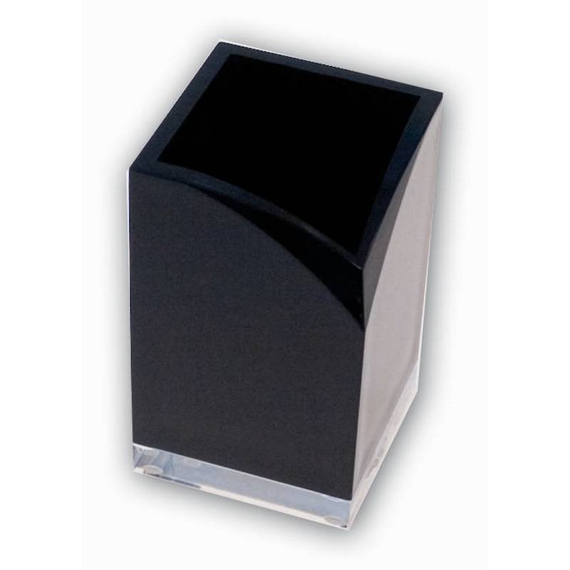 Pennhållare KEBA V-form Svart/Transparent
