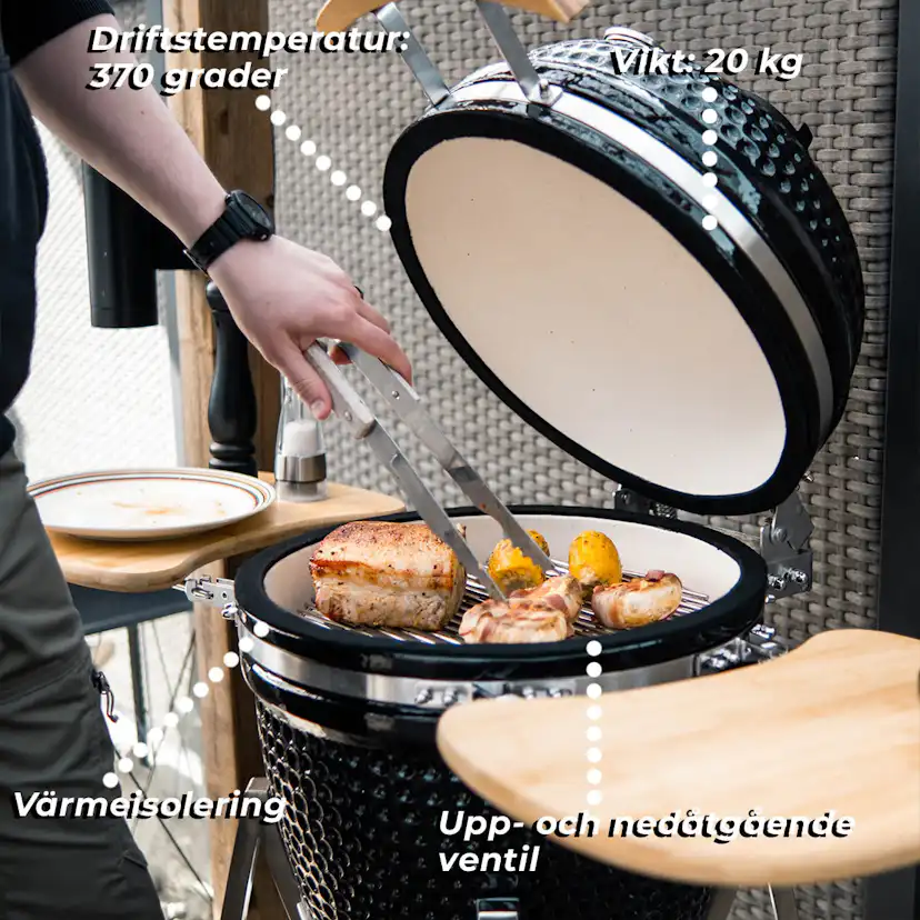 Kamadogrill Limousin Premium 18"