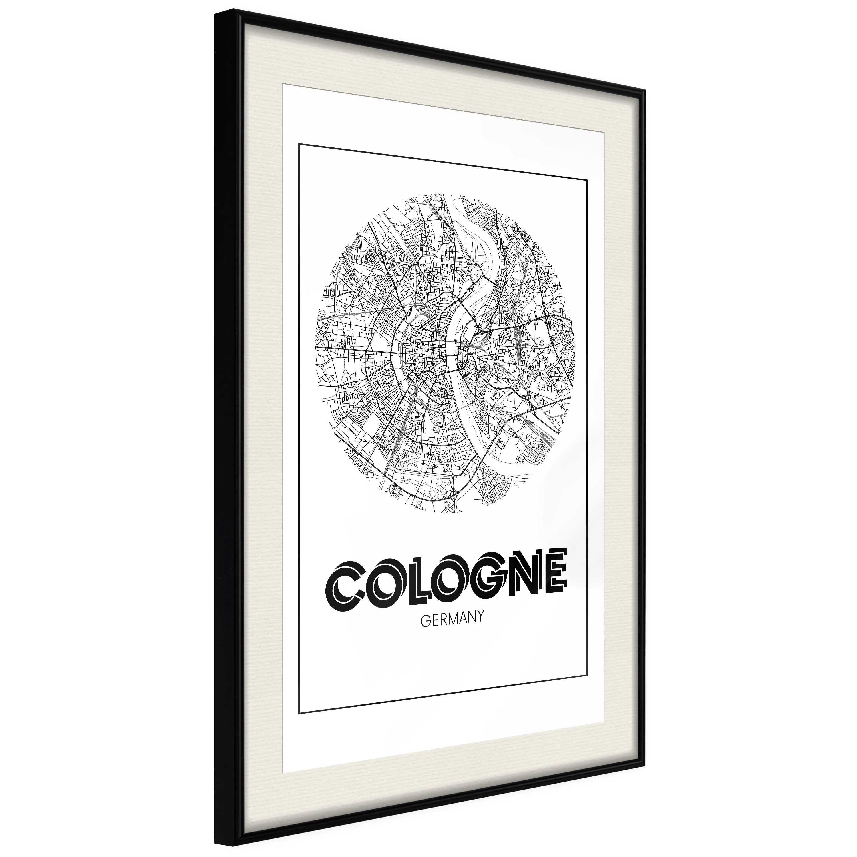 Poster Artgeist Affisch Retro Cologne