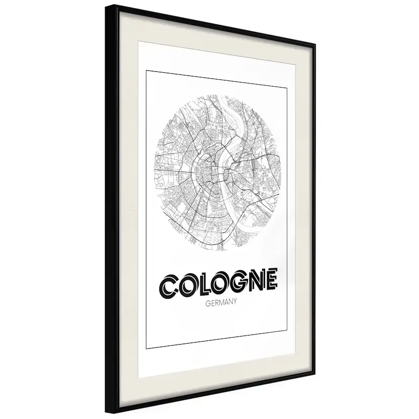 Poster Artgeist Affisch Retro Cologne