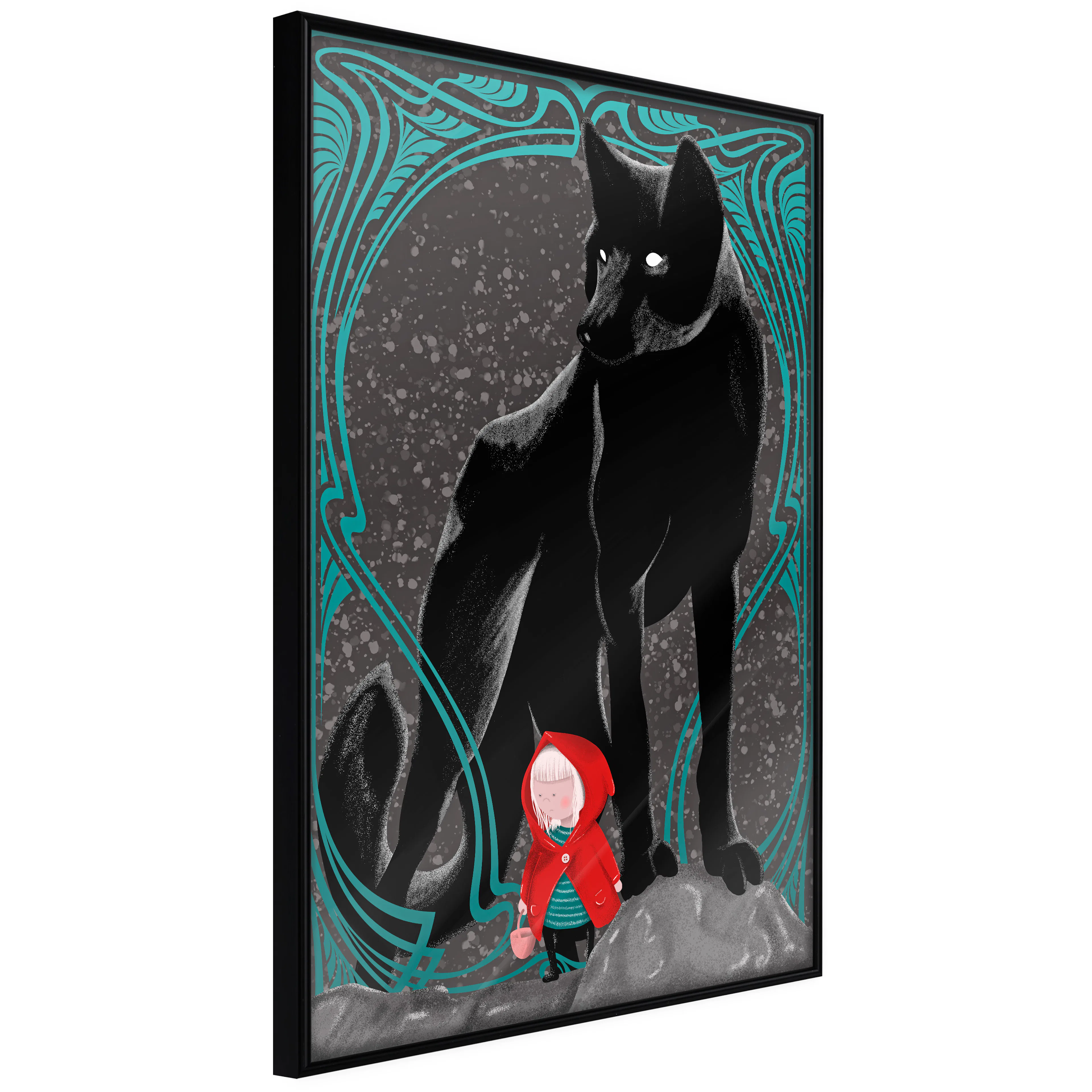 Affisch - Red Riding Hood [Poster] 40x60 Svart ram, 40x60 cm