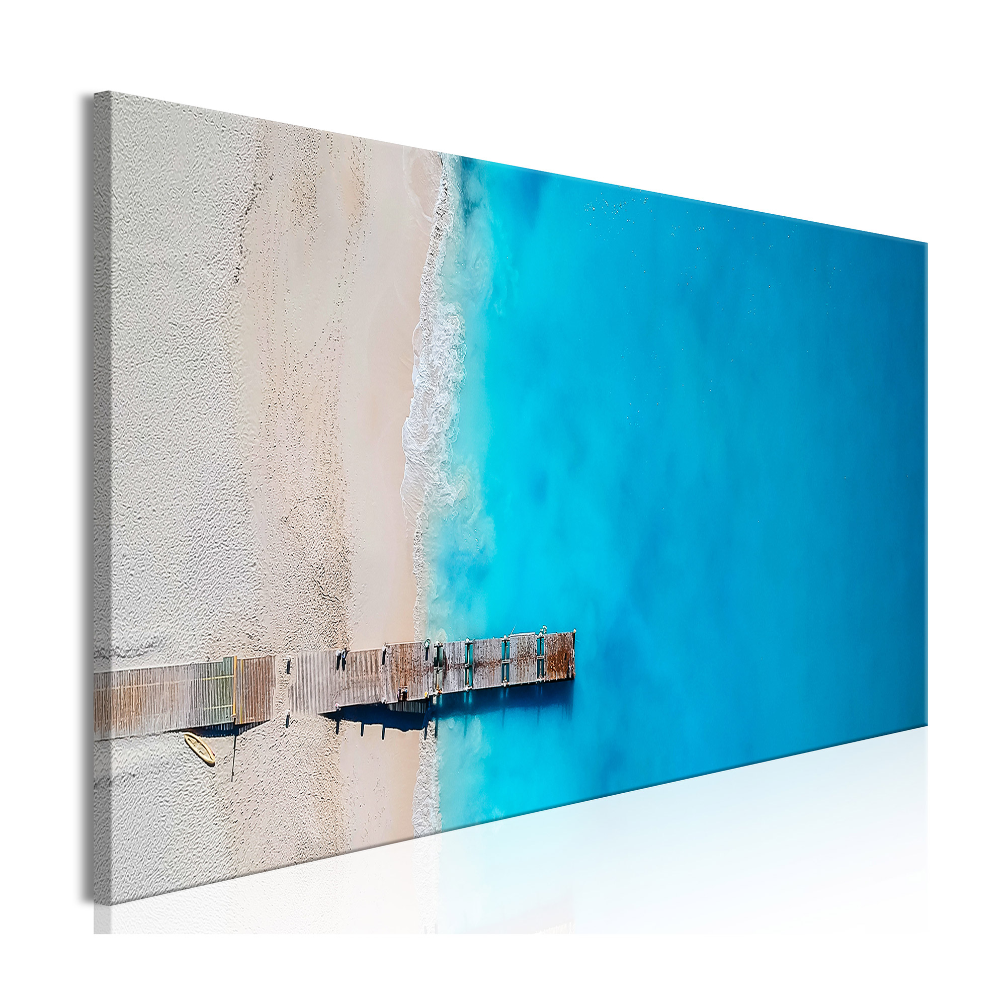 Tavla Arkiio Sea And Wooden Bridge Blue