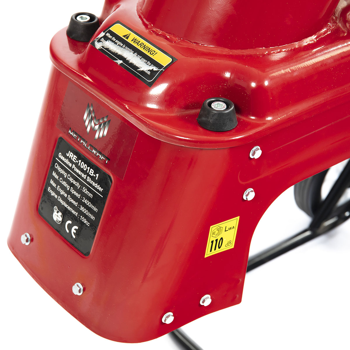 Flismaskin/Kompostkvarn Metalcraft 3.5 HK Loncinmotor