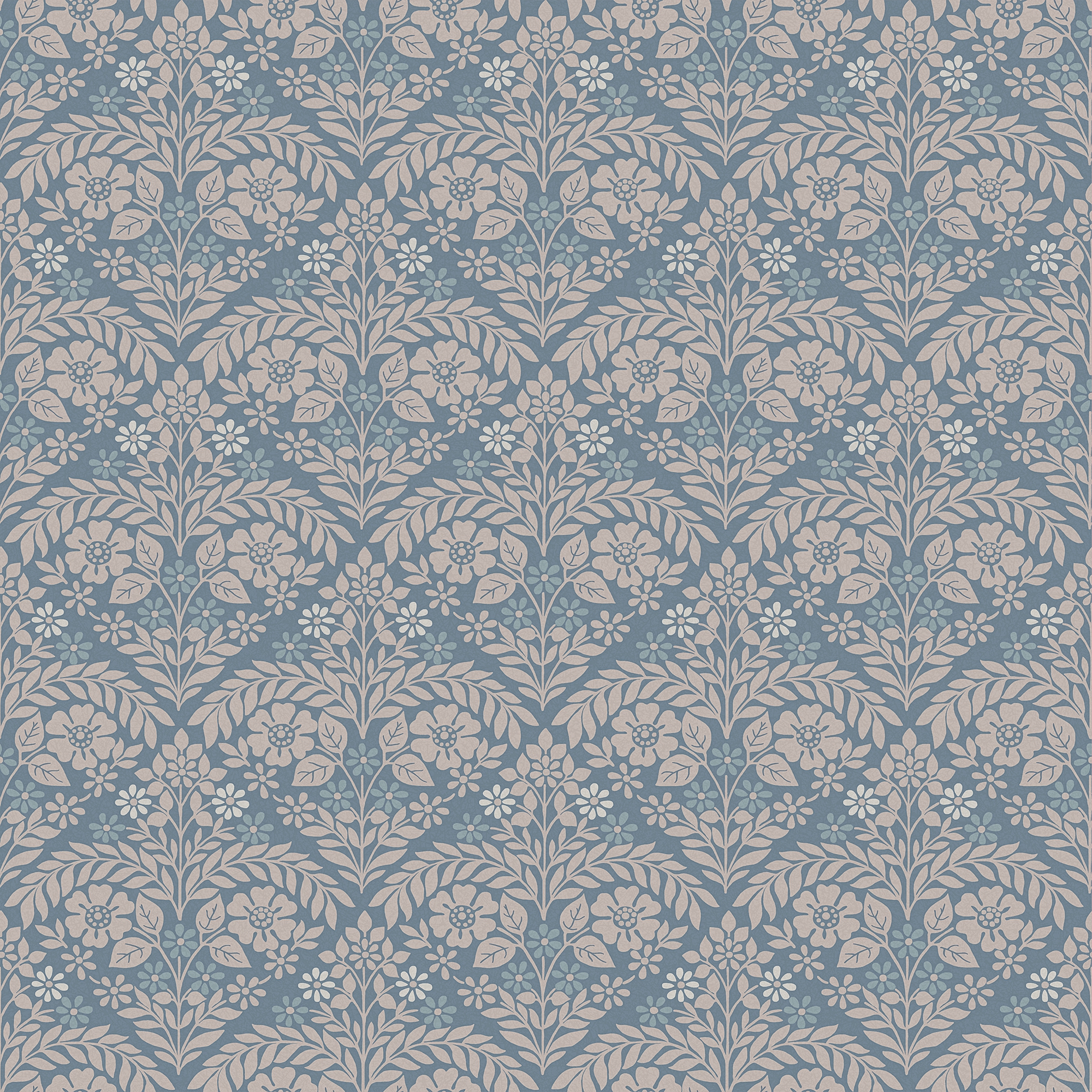 Tapet Laura Ashley Margam Newport Blå 118489