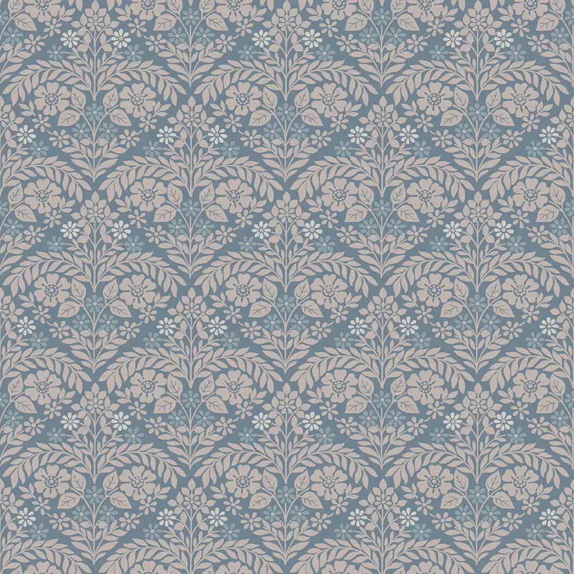 Tapet Laura Ashley Margam Newport Blå 118489