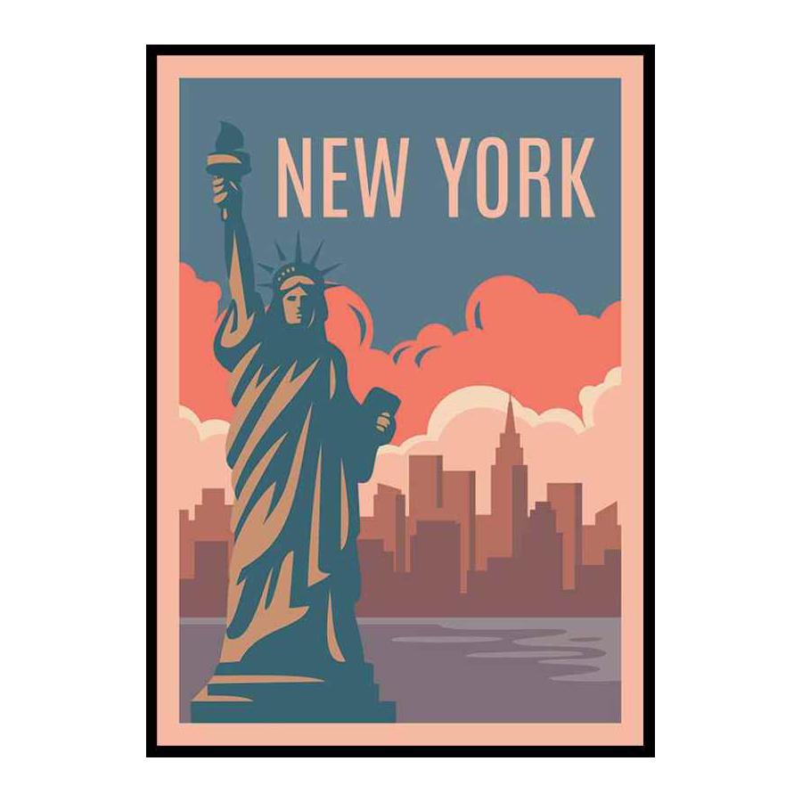 Statue of Liberty New York 70x100 cm