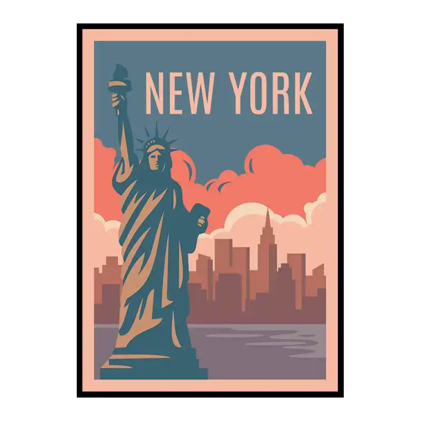 Statue of Liberty New York 70x100 cm