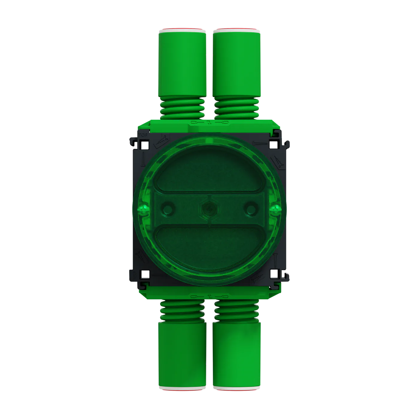 Apparatdosa Schneider Electric Multifix med lock för dubbel-/trippelgips 24-39mm