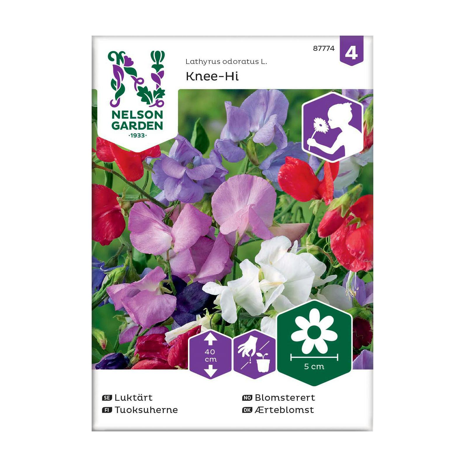 Frö Luktärt Nelson Garden Knee-Hi Låg Mix