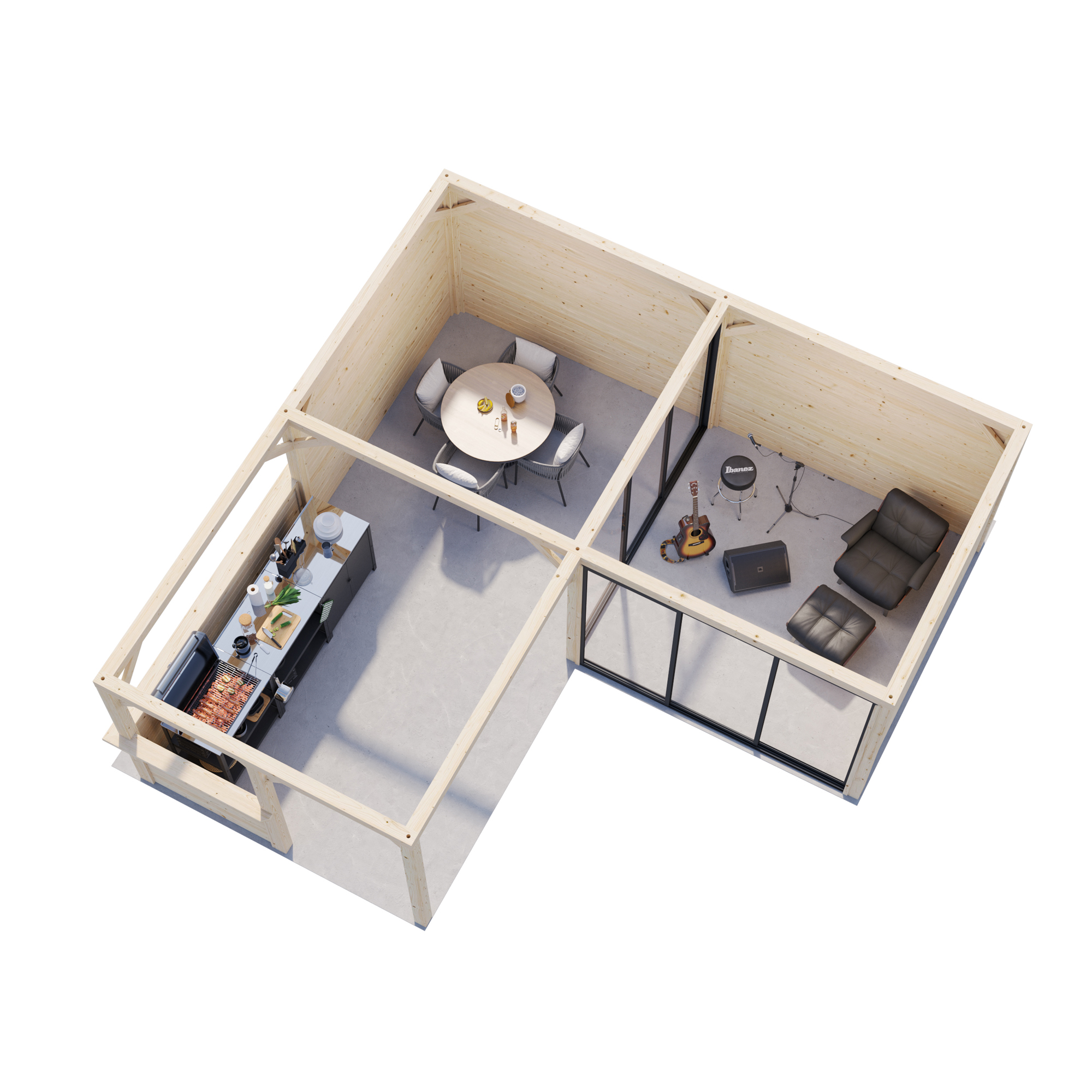 Uterum Palmako Lenna 24,9 m2 Set 709 Slide Plus