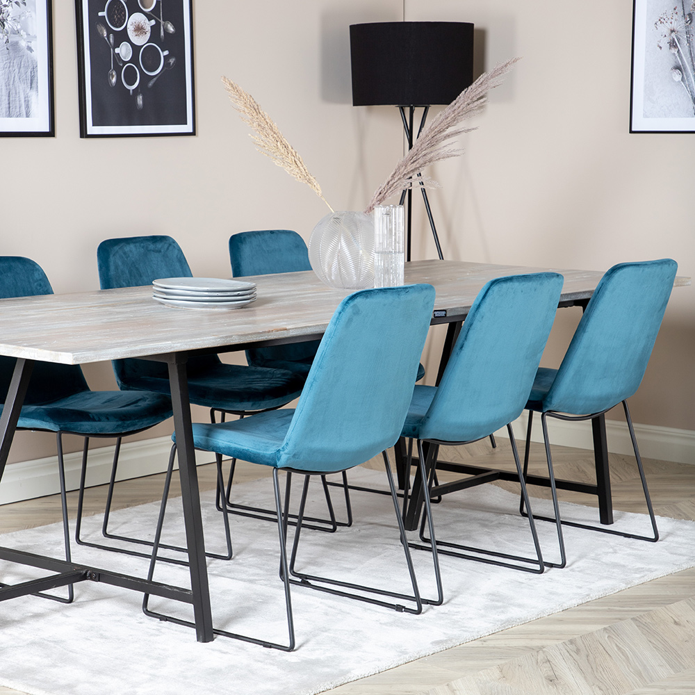 Matgrupp Venture Home Jenni med 6 Muscot Stolar