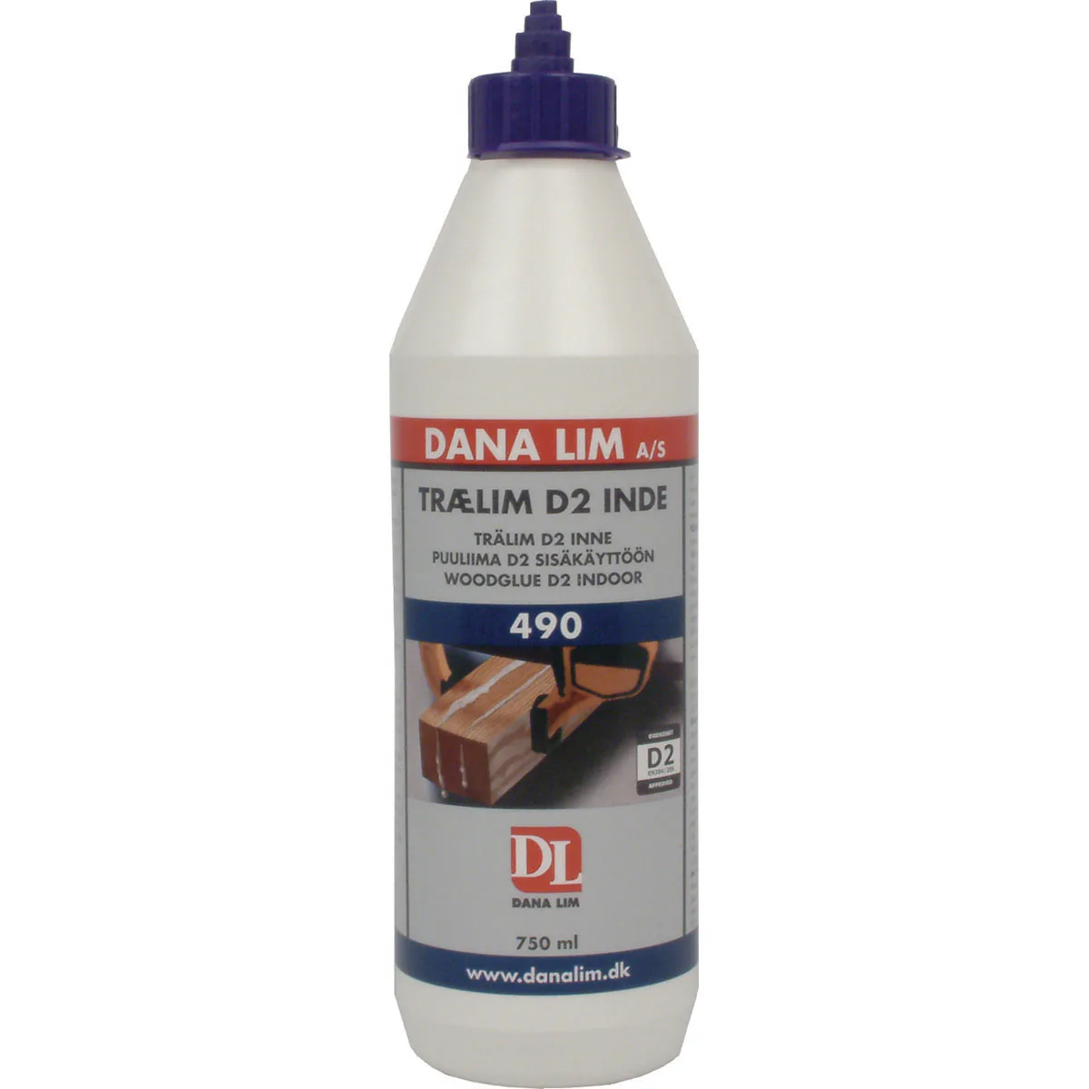 TRÄLIM DANA D2 490 INNE VITLIM 5KG 5 kg