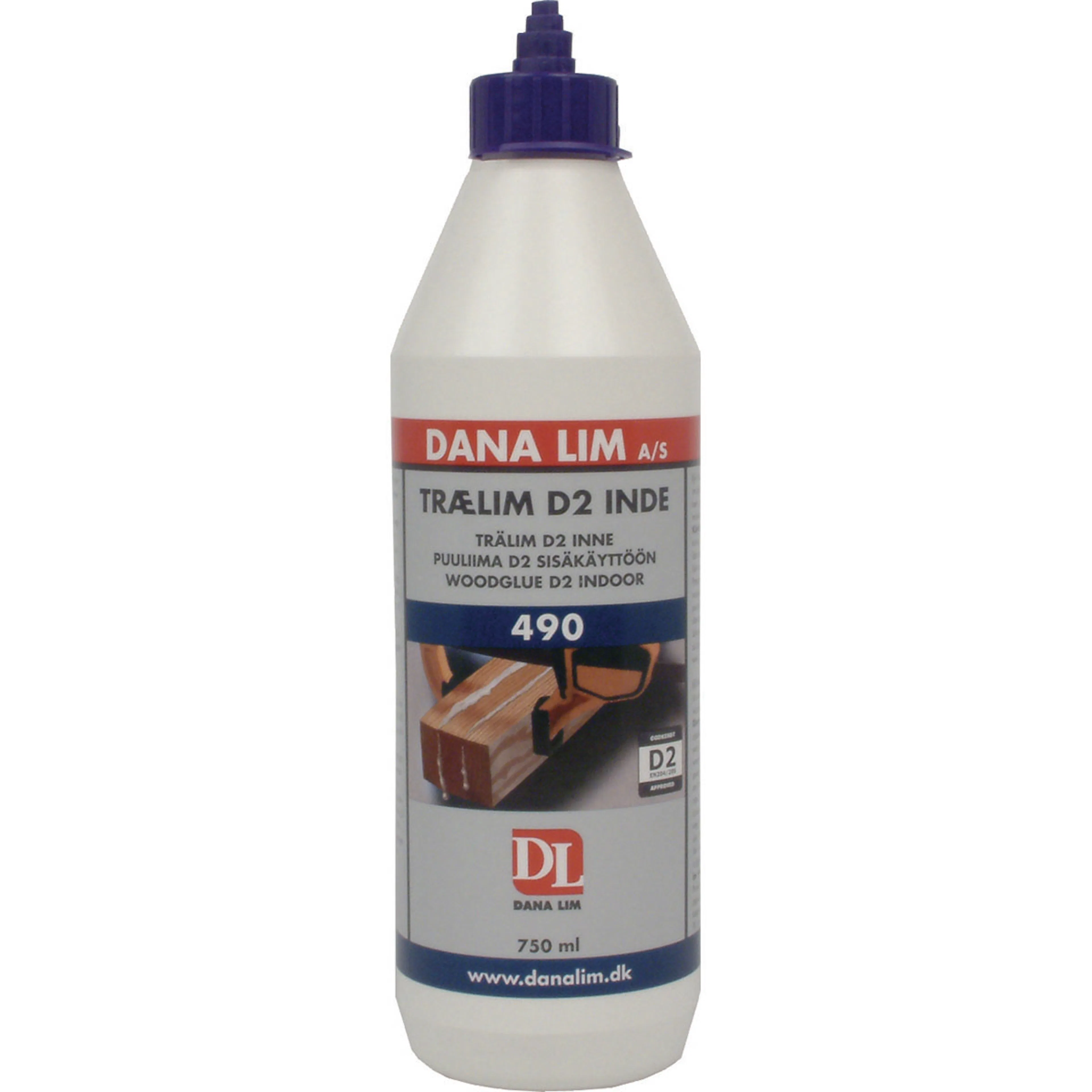 TRÄLIM DANA D2 490 INNE VITLIM 5KG 5 kg