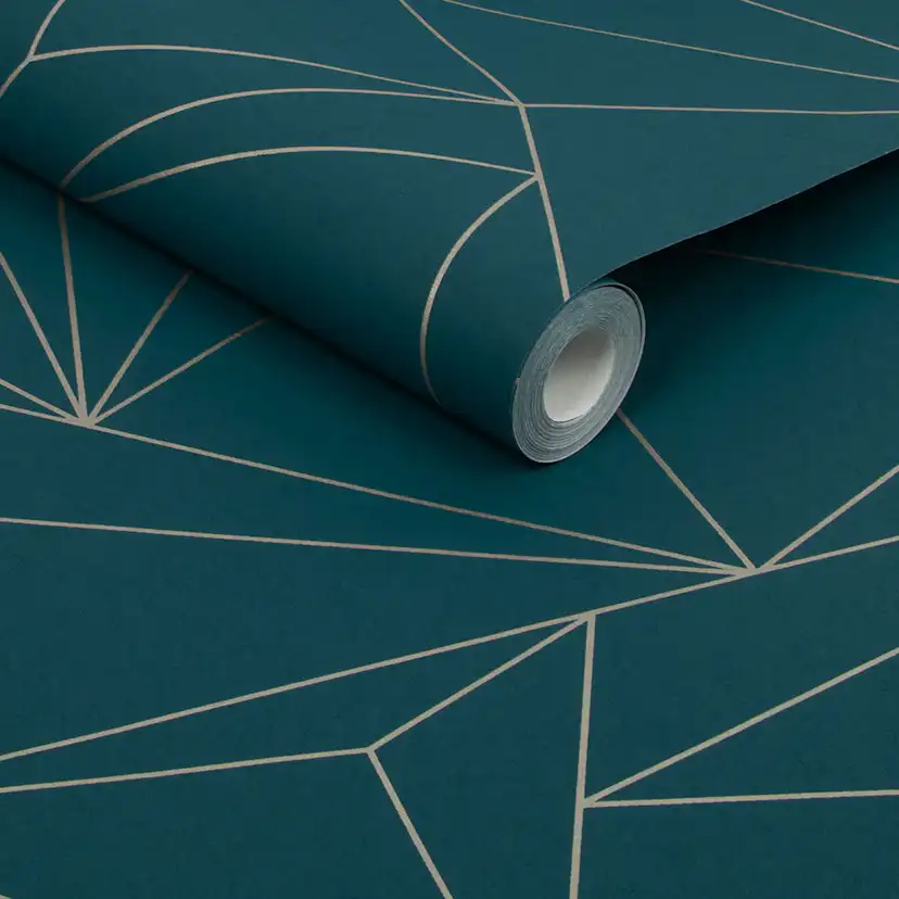 Tapet NEXT Scatter Geo Teal