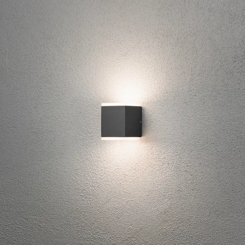 Vägglykta Gnosjö Konstsmide Monza Kub High Power LED