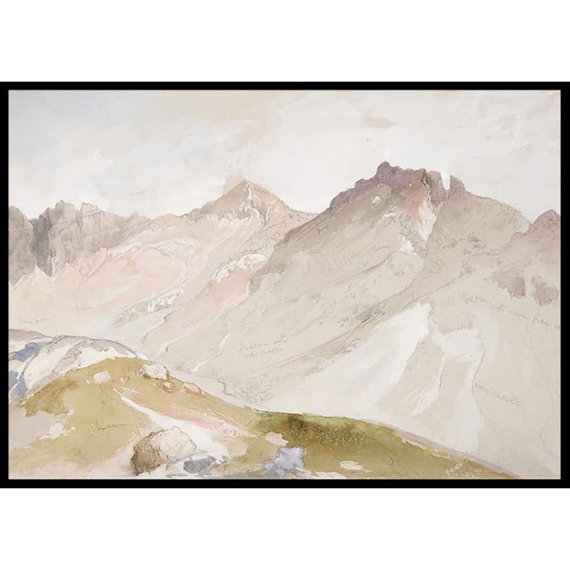 Poster Gallerix Little Cottonwood Canyon By Thomas Moran