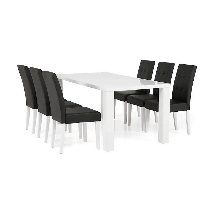 Matgrupp In Living Cibus med 6 Viktor Stol