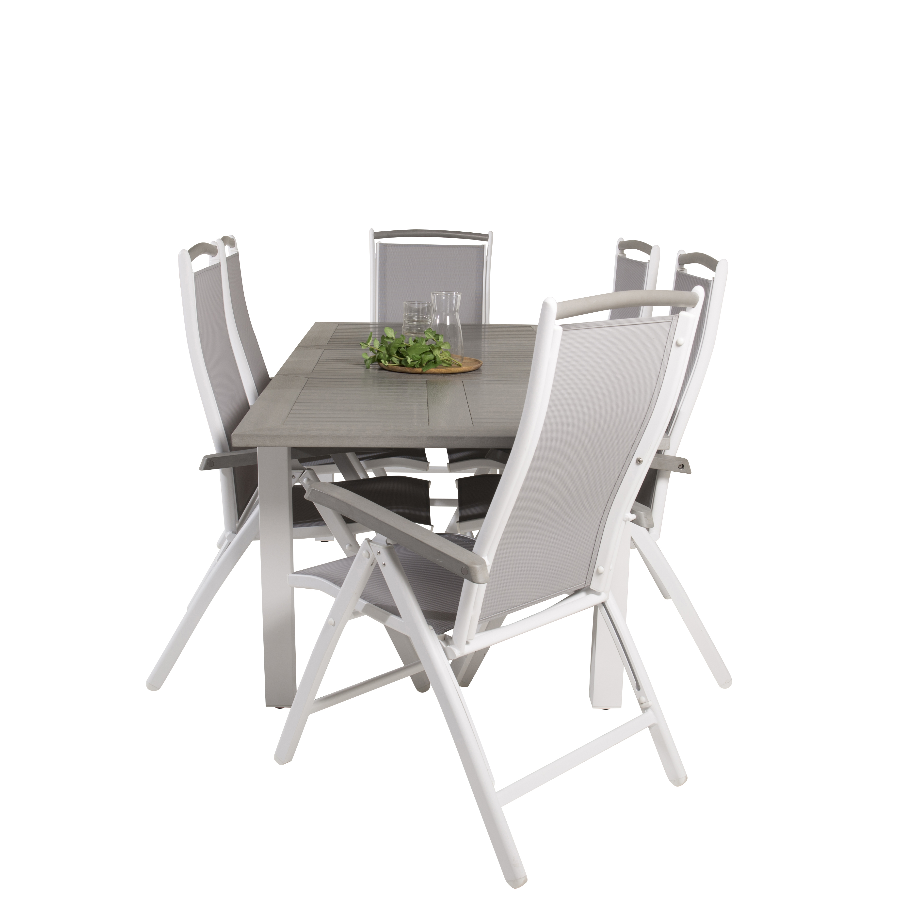 Matgrupp Venture Home Aleyna 160/240 med 6 Stolar