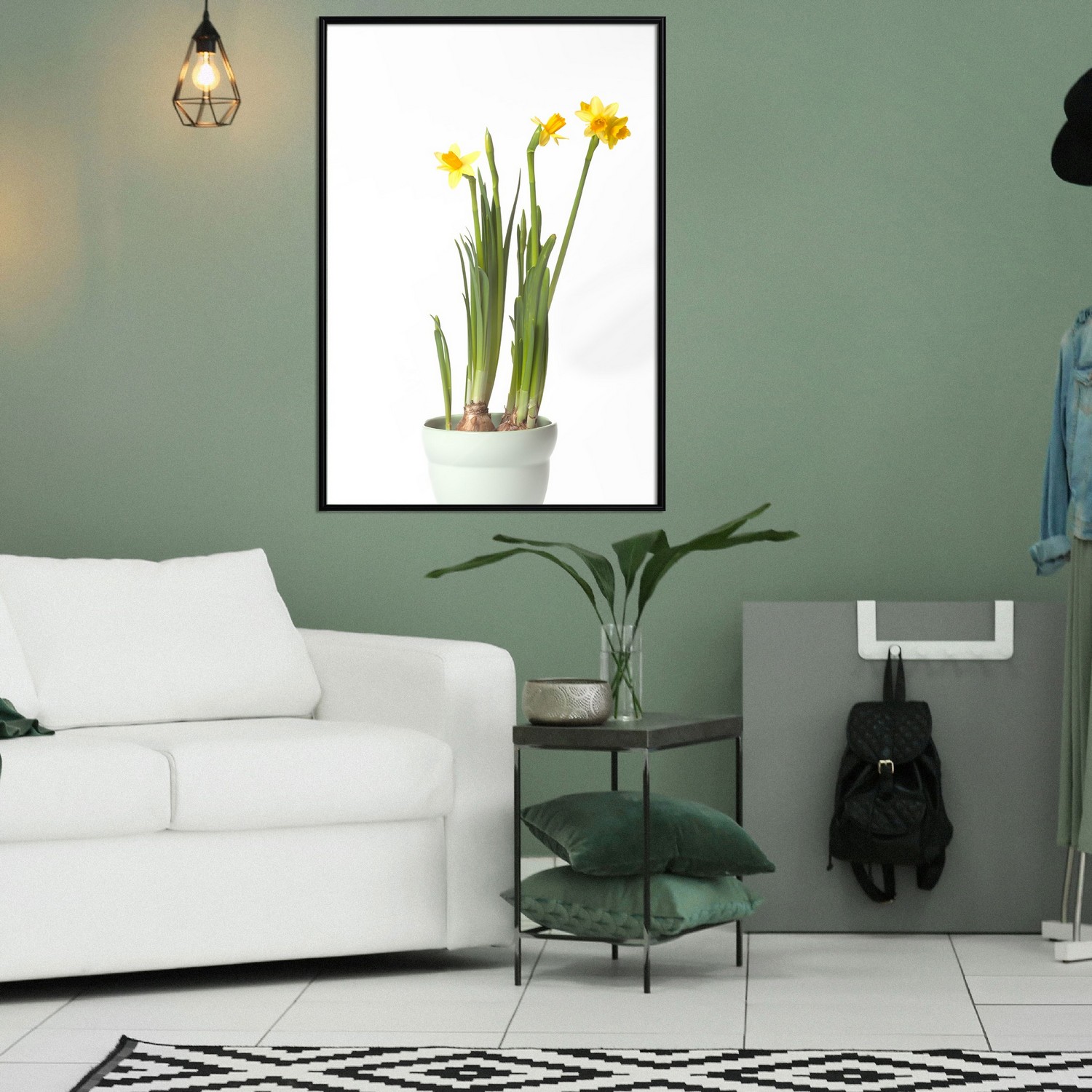 Affisch - Narcissus [Poster] 30x45 Svart ram, 30x45 cm