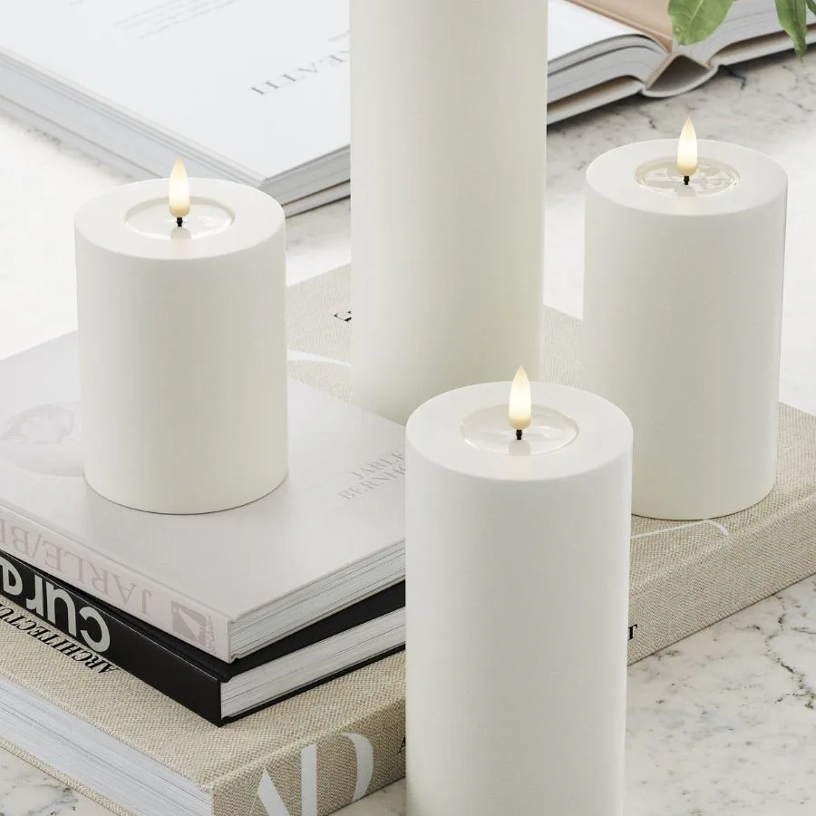 LED-Blockljus DeluxeHomeart 5x20 cm