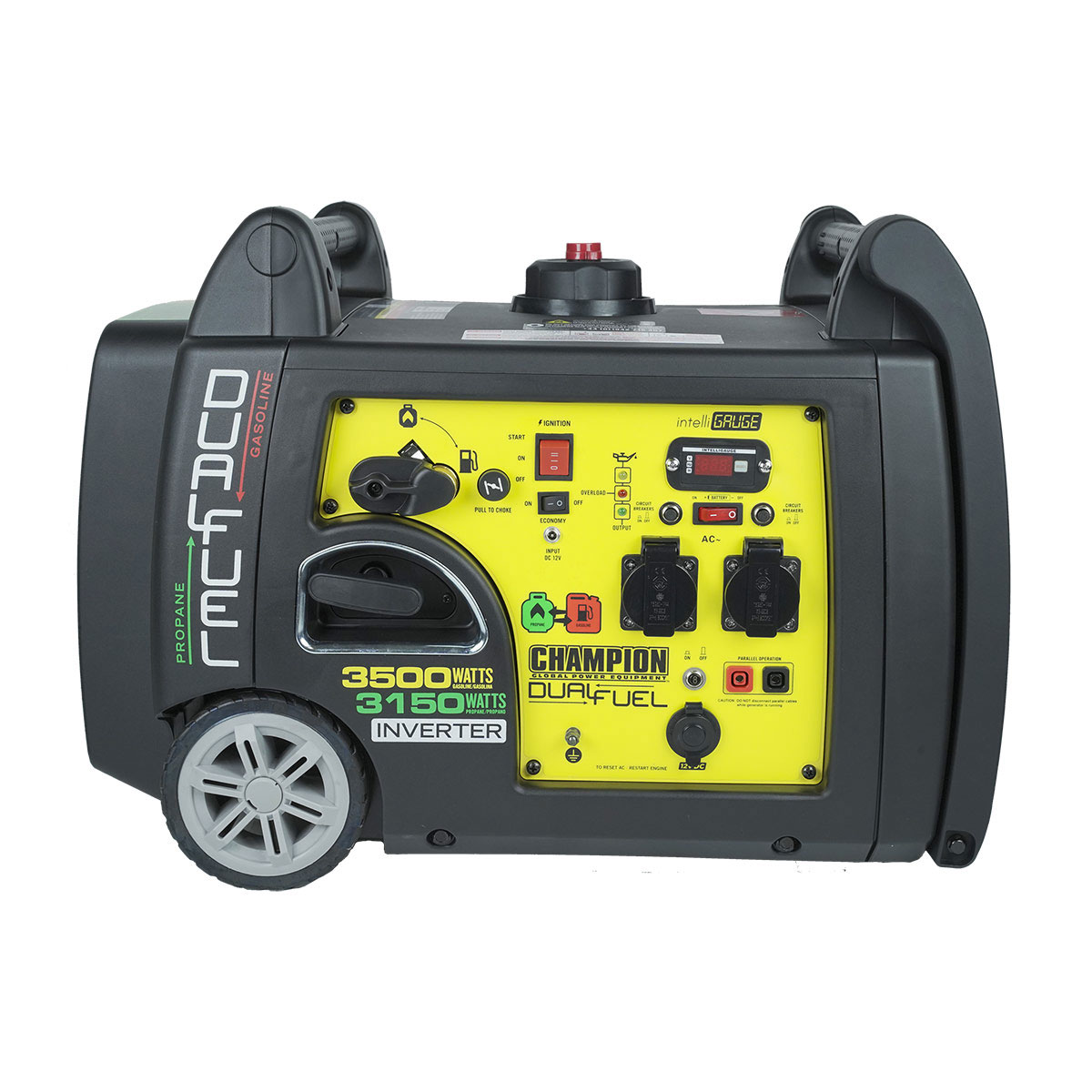 Inverterelverk Champion Generators 73001i 3,5kW Dual Fuel