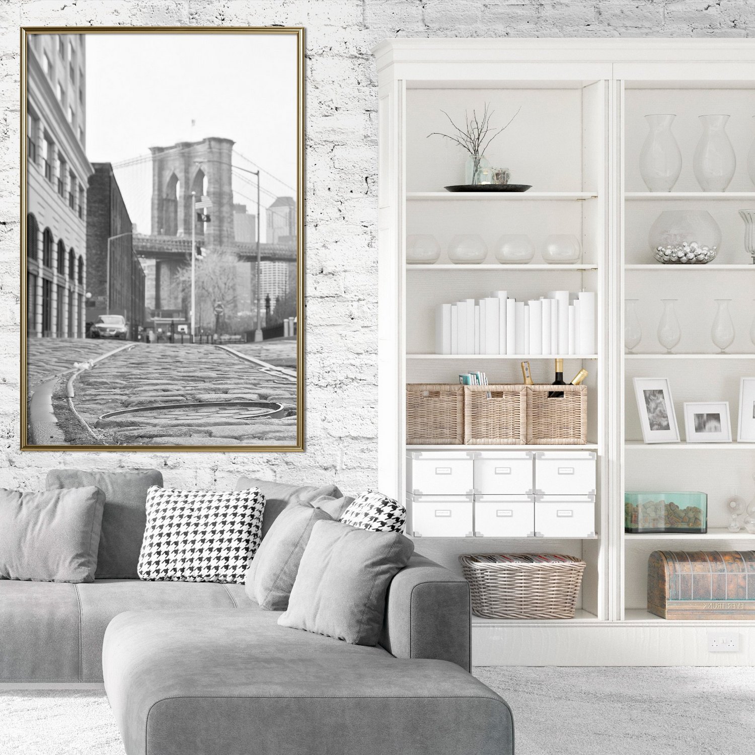 Poster Artgeist Affisch Brooklyn Bridge