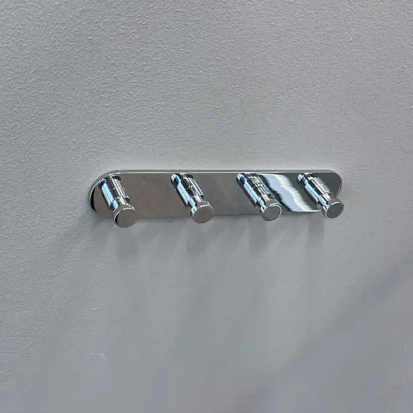 Handdukskrok Arredo Estelle Fyrkrok Krom