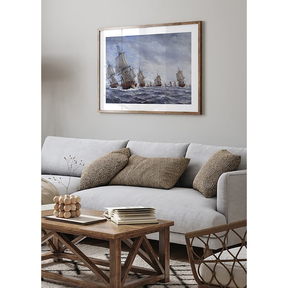 Poster Gallerix Naval Battle By Jacob Hagg